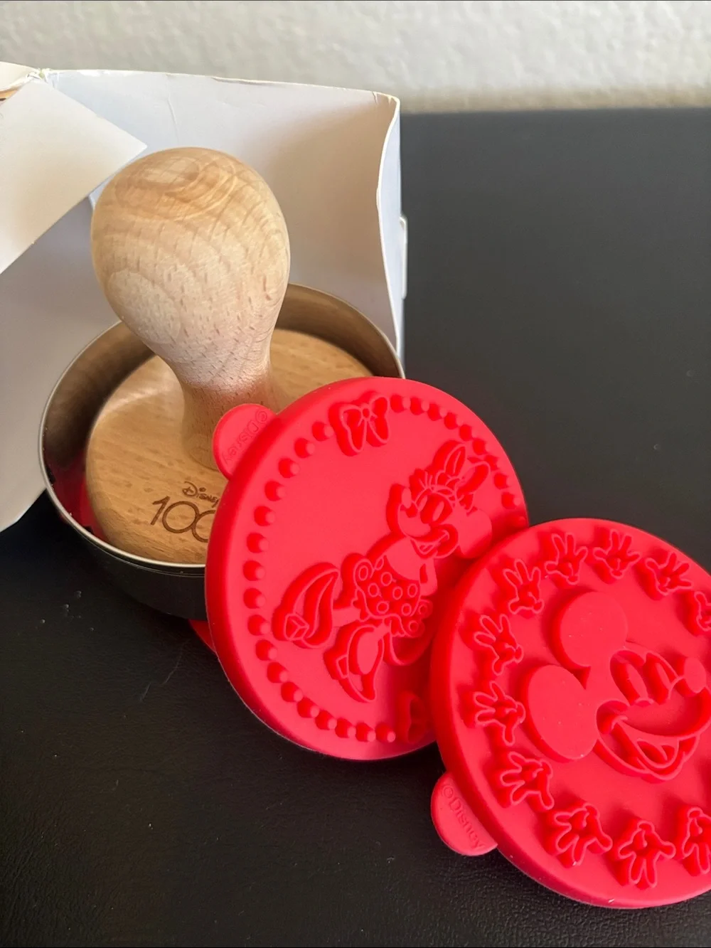 Disney Mickey & Minnie Cookie Stamp Set